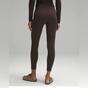 NWT Lululemon Wunder Under SmoothCover High-Rise Tight 25" Espresso Size 14